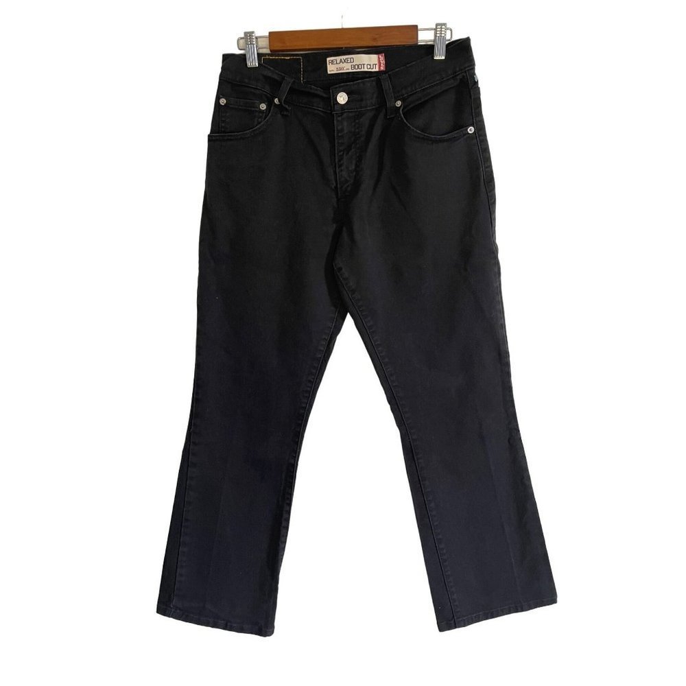 Levi's 550 Relaxed Boot Cut in Black Size 10S